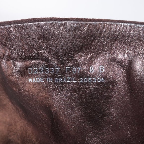 Cole Haan Dress Fashion Bootie Women 8 High Heel Brown Suede Harness Straps Zip - Picture 12 of 14